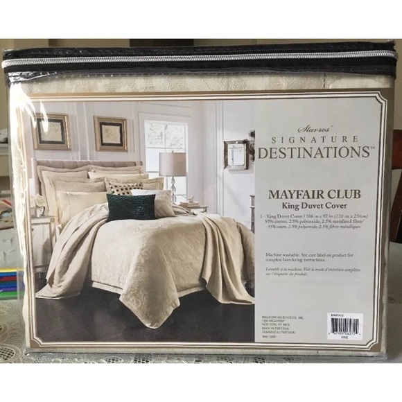 Luxury Jacquard Duvet Cover Mayfair, King S. $529 - Picture 2 of 7
